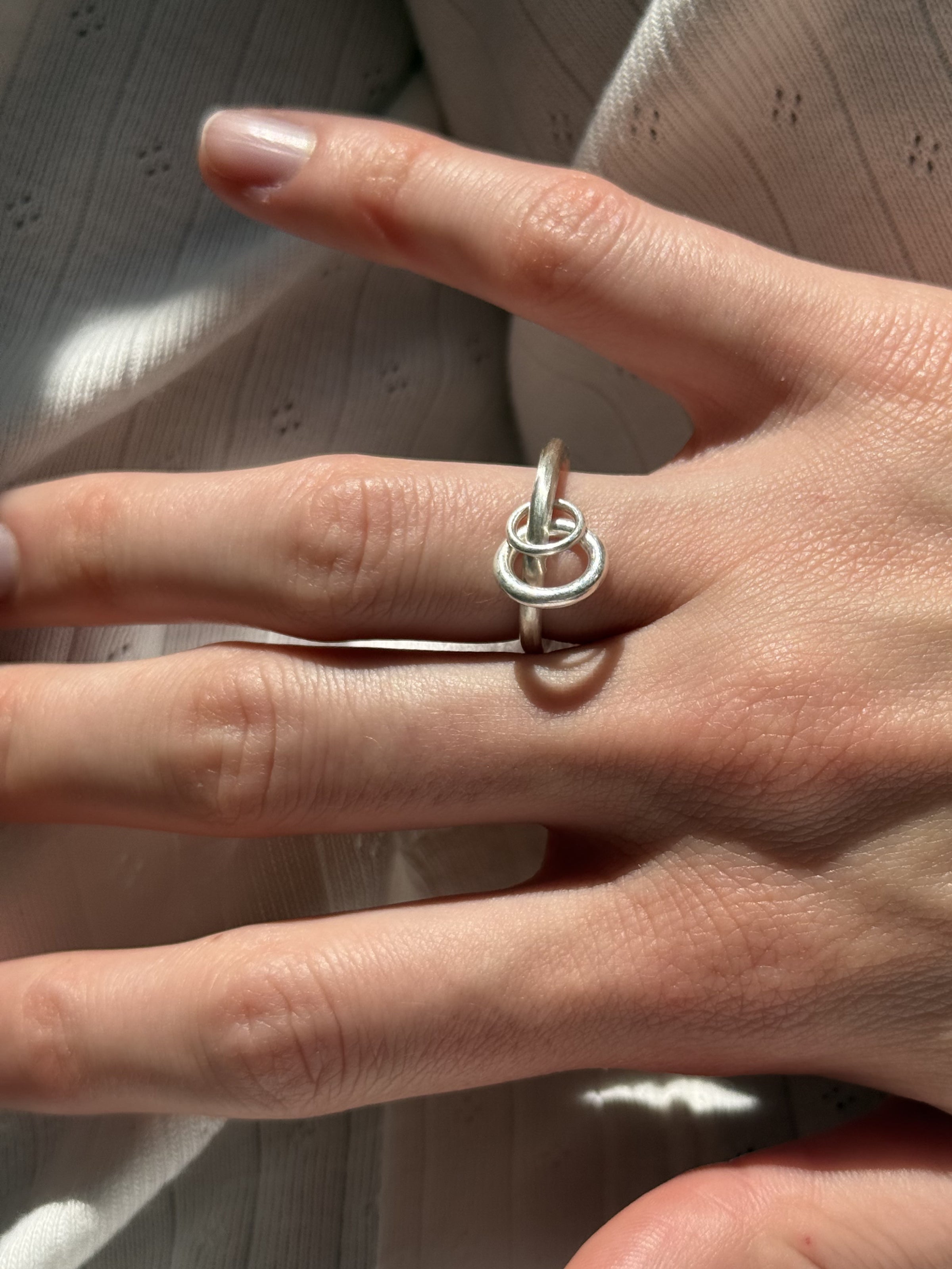 two hoops ring