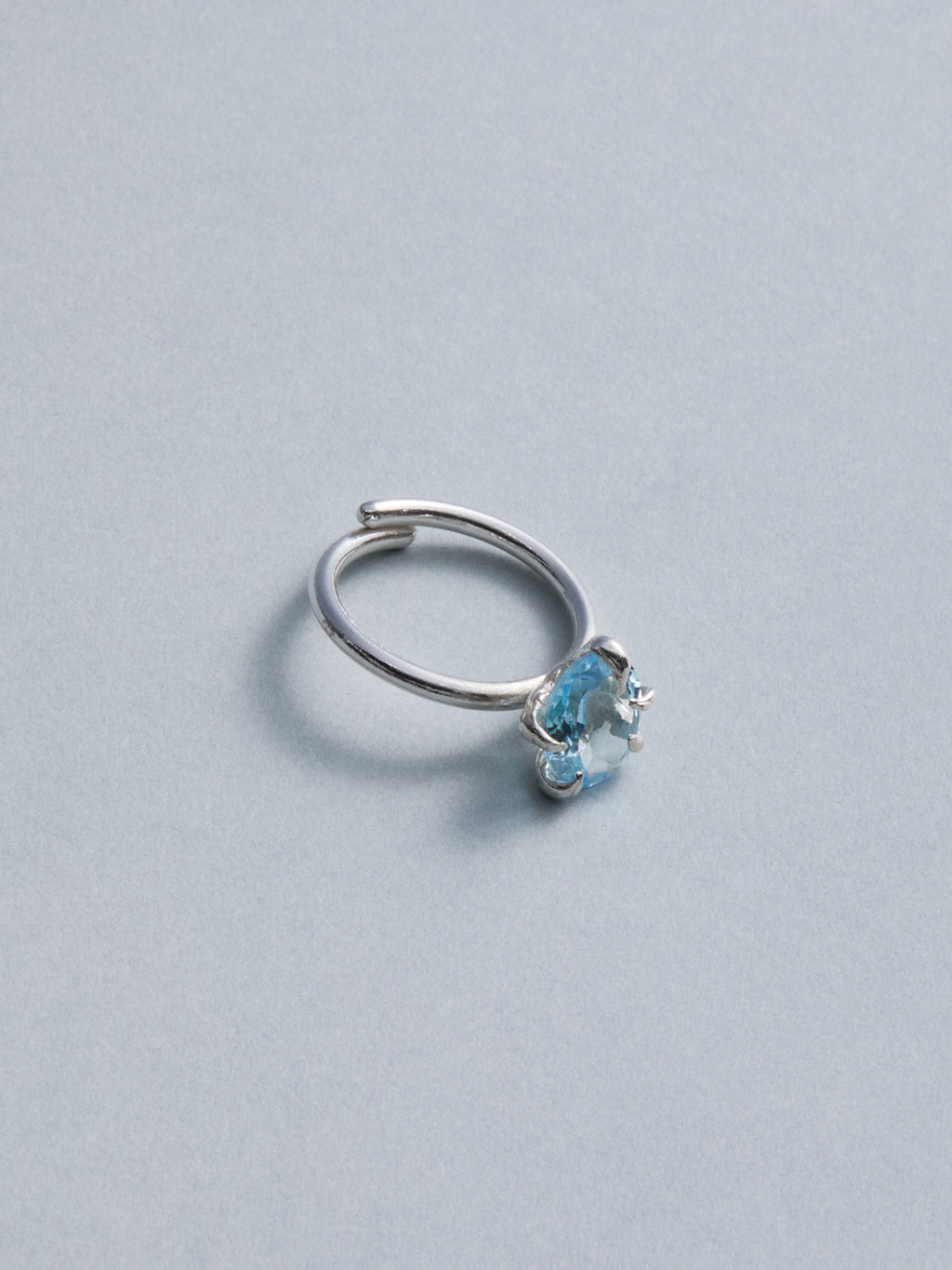 "blue topaz" colorful ring